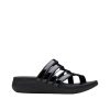 Glide Hi Iris - Sandale pour Femme couleur Noir de marque Clarks