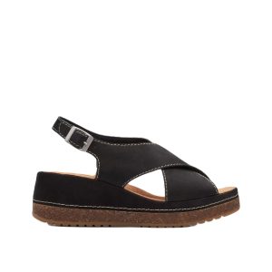 Kassanda Step - Women's Sandals in Black from Clarks