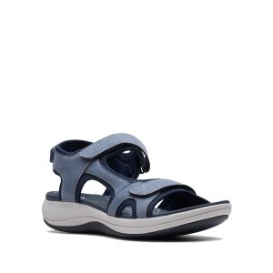 Mira Bay - Women's Sandals in Denim Blue from Clarks