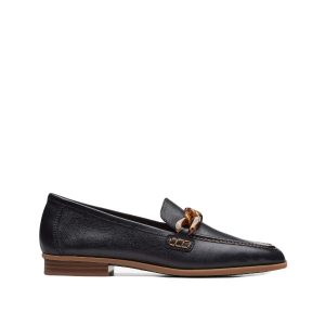 Sarafyna Iris - Women's Shoes/Loafers in Black from Clarks