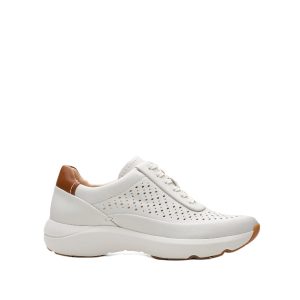 Tivoli Grace - Chaussure pour Femme couleur Blanc Cassé/Crème de marque Clarks