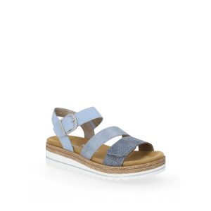 D0Q55-12 - Women's Sandals in Blue from Remonte