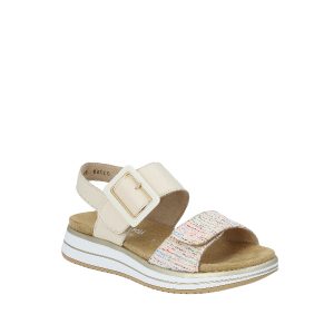 D1J53 - Women's Sandals in White Multi from Remonte