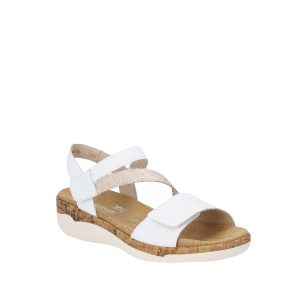 R6860 - Sandale pour Femme couleur Blanc de marque Remonte