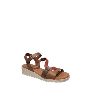 1938 - Women's Sandals in Red & Khaki from Bianca Moon