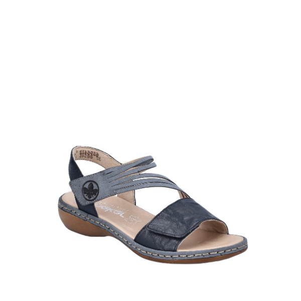 65964-12 - Women's Sandals in Navy from Rieker