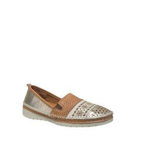 Maxime - Women's Shoes/Loafers in Gold from Tyche