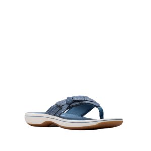 Breeze Dalia - Sandale/Mules pour Femme couleur Denim (Bleu) de marque Clarks