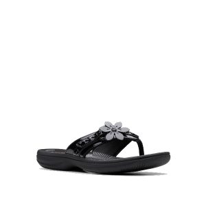 Breeze Opal - Sandale/Mules pour Femme couleur Noir Vernis de marque Clarks