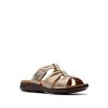 Kitly Slide - Women's Sandals/Mules in Metallic from Clarks