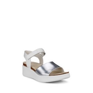 Flowt Wedge - Women's Sandals in Silver from Ecco
