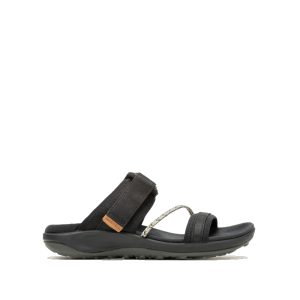 Terran 4 Slide - Women's Sandals in Black from Merrell