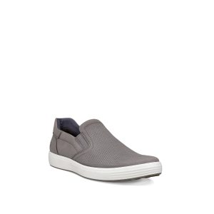 Soft 7 Slip On - Men's Shoes in Steel (Gray) from Ecco