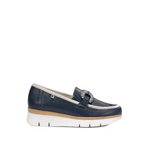 India - Women's Loafers in Navy from Fluchos
