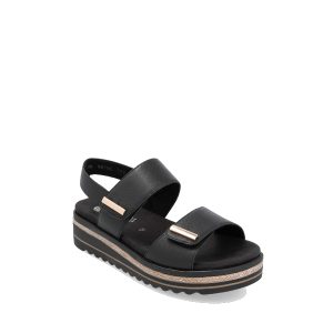 D0Q59-00 - Sandale pour Femme couleur Noir de marque Remonte