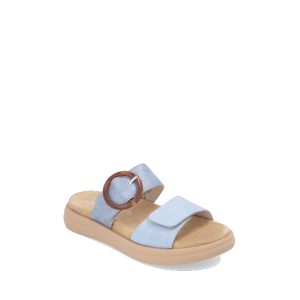 D2N51-10 - Mules/Sandales pour Femme couleur Bleu Pâle de marque Remonte