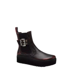 Brighton 1516 - Women's Ankle Boots in Asport Scarlet (Burgundy) from Art