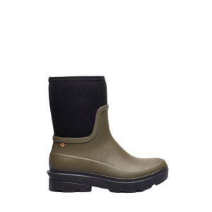 Hazel Mid Zip - Women's Ankle Boots in Olive from Bogs