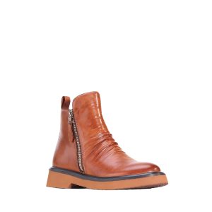 Theona - Women's Ankle Boots in Brandy (Cognac) from EOS