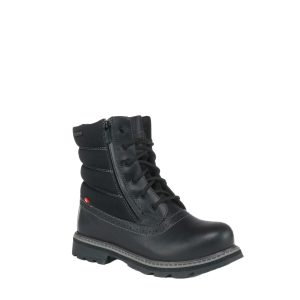 Ice Kim - Women's Ankle Boots in All Black (Black 2) from NexGrip